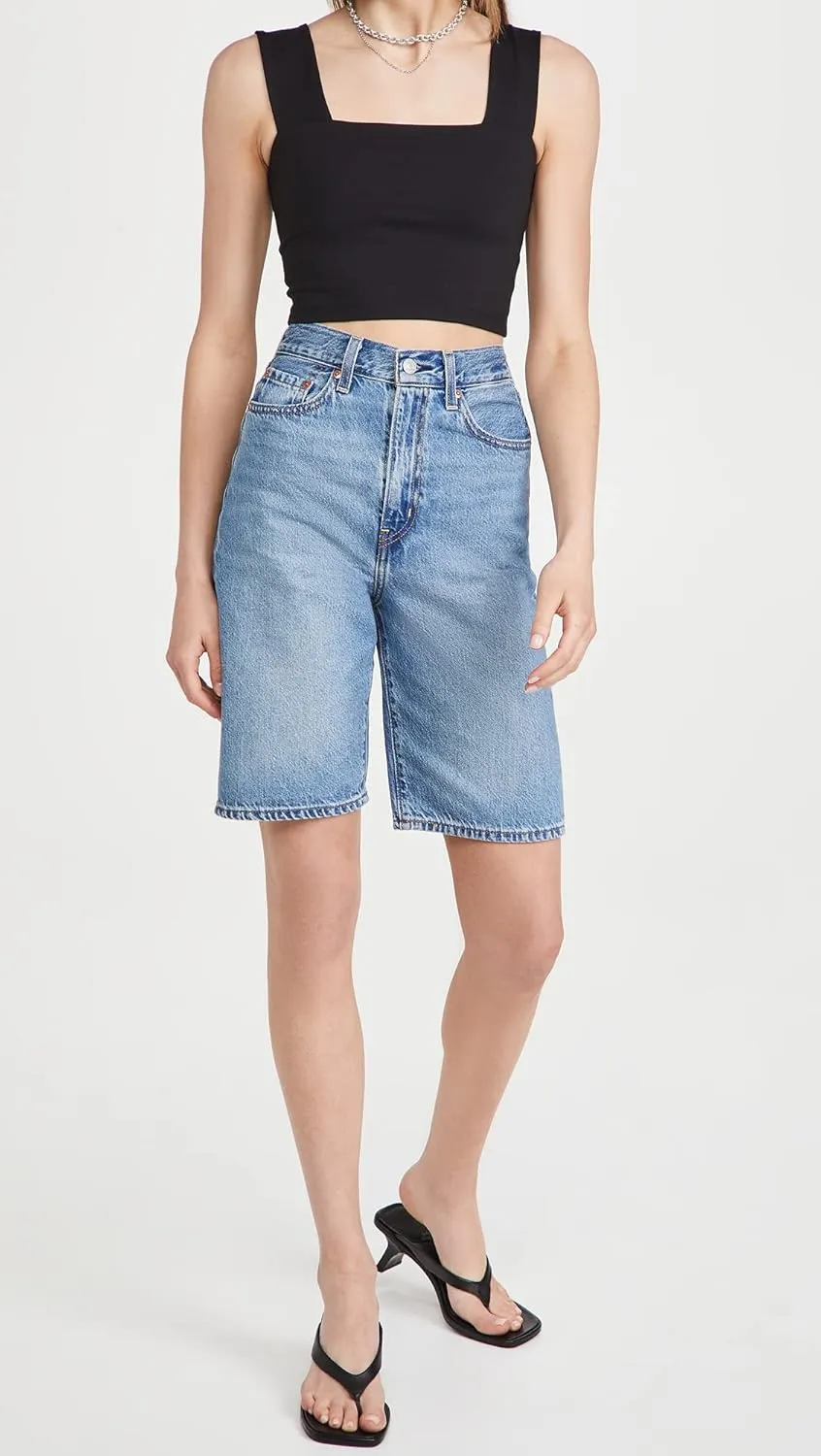 Susana Monaco Women's Wide Strap Crop Top