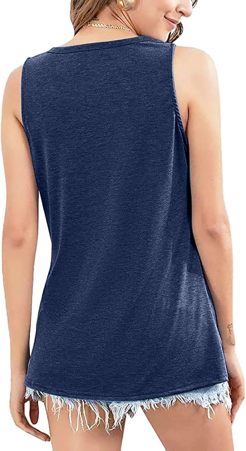 TAOHONG Baseball Tank Top Women Heart Print Baseball Tanks Cute Workout Graphic Casual Summer Sleeveless Shirt Vest Top