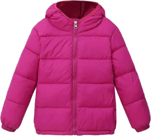 Toddler Jackets for Girls with Hood Winter Coats Warm Cotton Padded Down Jacket Boys aterproof Clothes