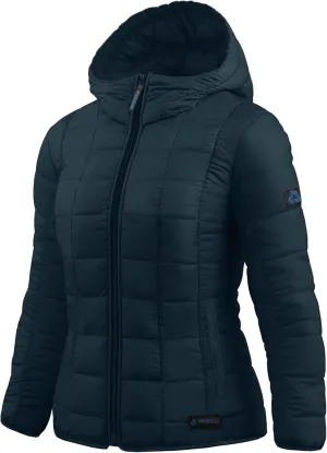 URBAN BUCK Packable Puffer Jacket Women with Hood  32 Degree Lightweight Quilted Winter Puff Foldable Jacket for Women