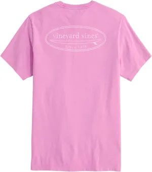 vineyard vines Men's Drift Dye Outlined Surf Logo Short-Sleeve Pocket Tee