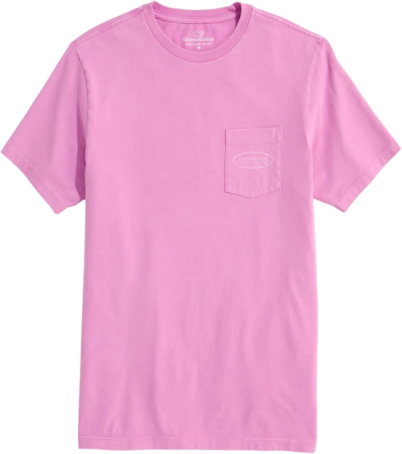 vineyard vines Men's Drift Dye Outlined Surf Logo Short-Sleeve Pocket Tee