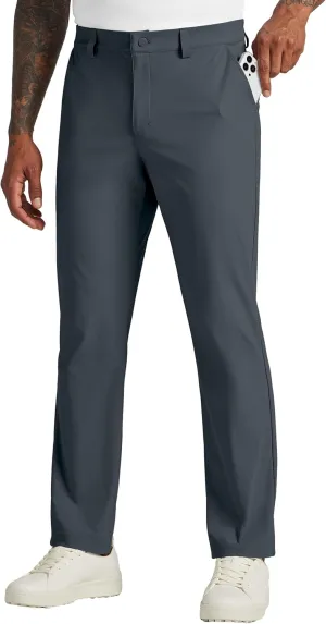 Willit Mens Golf Pants Stretch Dress Pants Quick Dry Work Business Slacks Casual Pants with 4 Pockets 30"/32"/34"