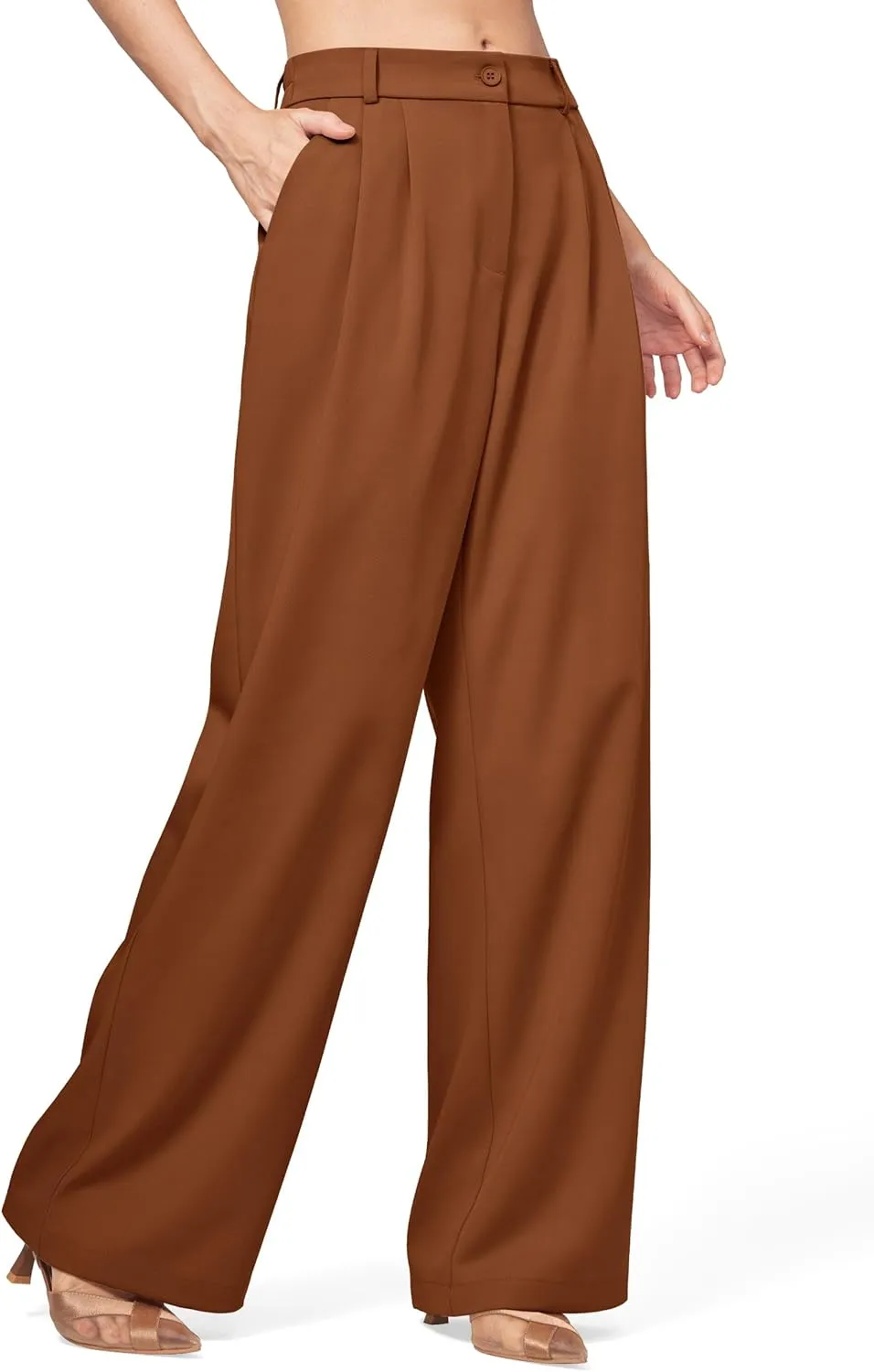 Willit Women's Work Pants Wide Leg Dress Pants High Waisted Casual Slacks Business Office Pants with Pockets 28"/30"/32"