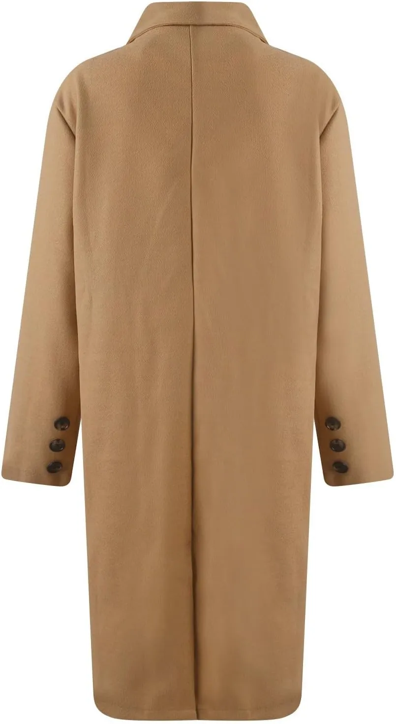 Womens Fall Fashion 2024 Cardigan Sweater Jackets Open Front Oversized Blazer Tops Fall Winter Long Coats Outwear