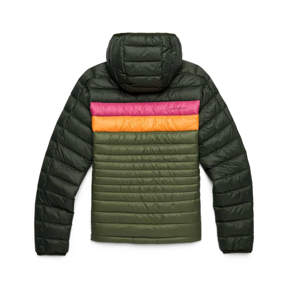 Women's Fuego Down Hooded Jacket - Woods and Fatigue