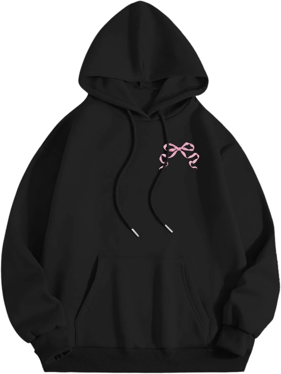 Women's Hoodies Sweatshirts Loose Casusl Drop Shoulder Cute Long Sleeve Tops Trendy Comfy Pullovers with Pocket