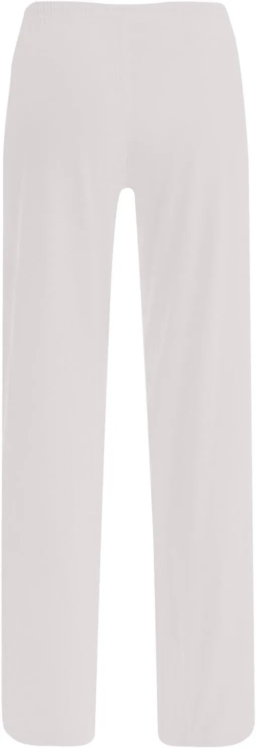 Women's Pajama Pants High Waist Wide Leg Sleep Bottoms Soft Stretchy Comfy Lounge Pant Trouser with Drawstring Pockets