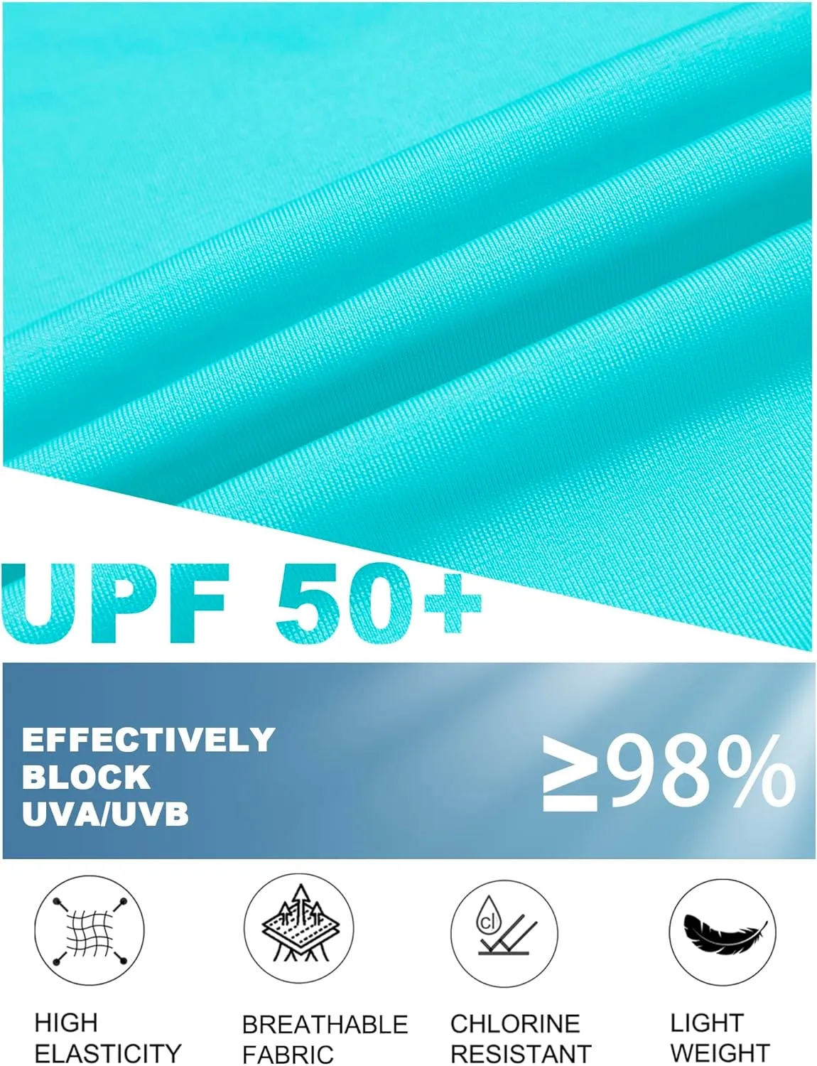 Women's Rash Guard Short Sleeve Swim Shirts UPF 50  Quick Dry Swimsuit Top UV Sun Protection Bathing Suit Top