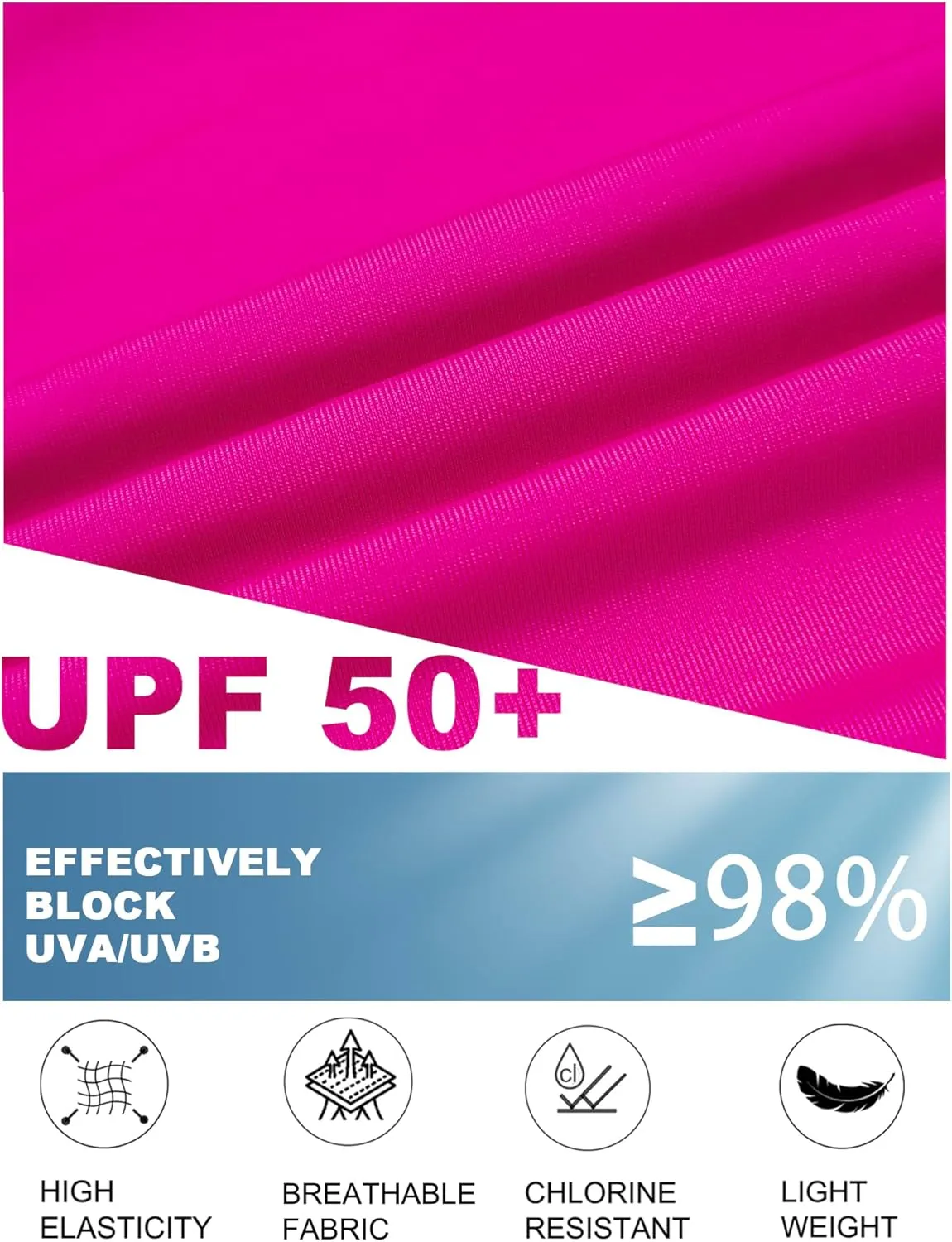 Women's Rash Guard Short Sleeve Swim Shirts UPF 50  Quick Dry Swimsuit Top UV Sun Protection Bathing Suit Top