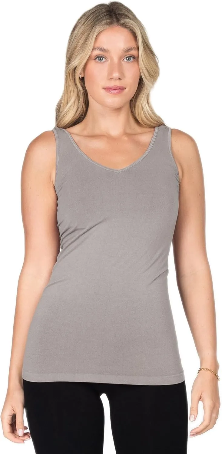 Women's Stretchy Seamless Tank Top. One Size