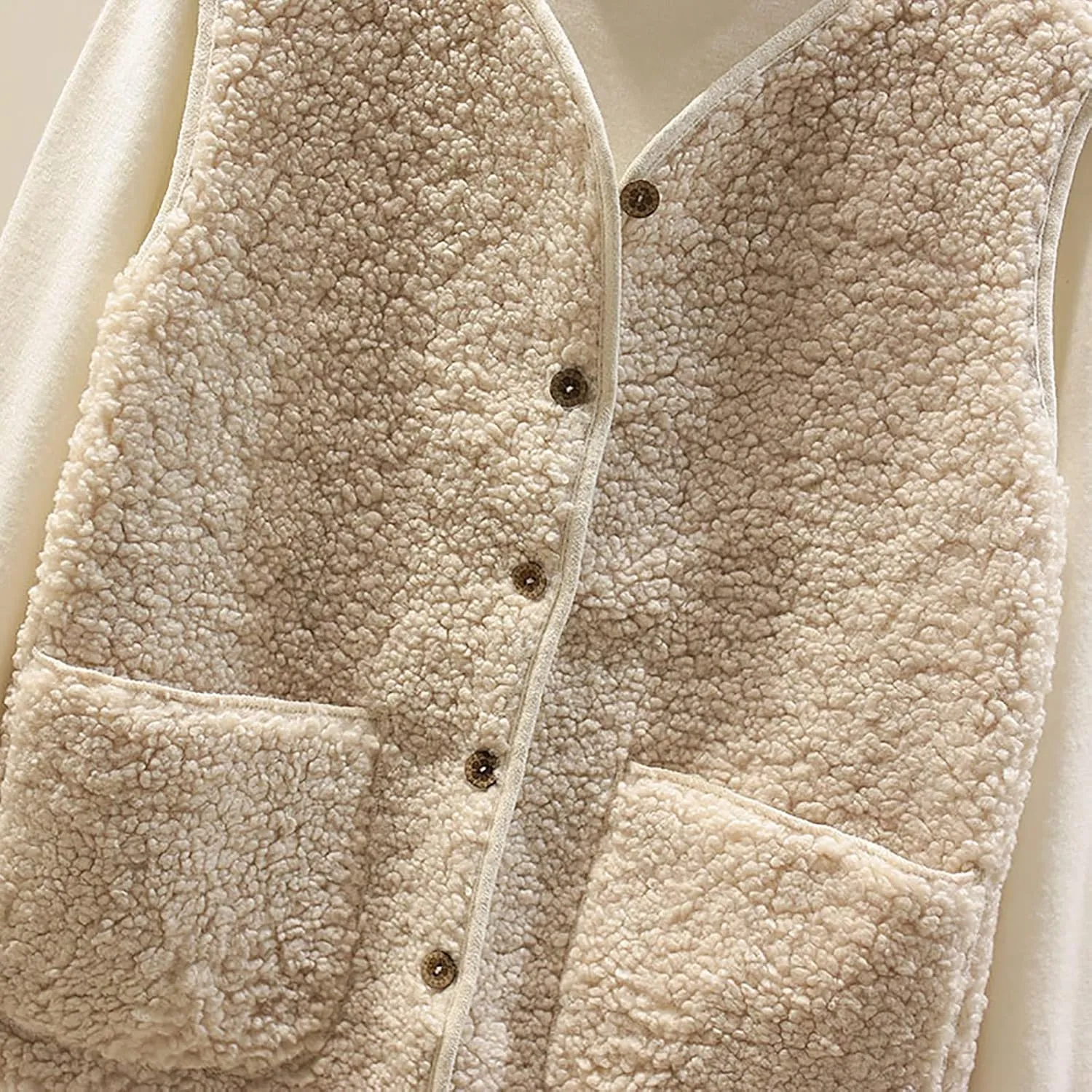 Womens Vest Fuzzy Fleece Cropped Winter Coats Plus Size Sleeveless Sweaters Faux Fur Shaggy Open Front Short Cardigan