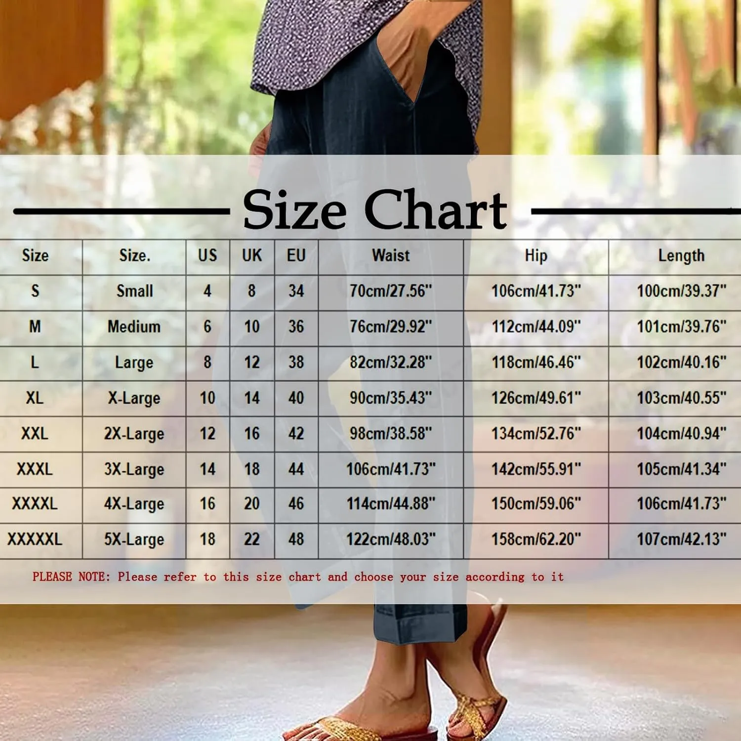 YRAETENM Cotton Linen Pants Women Elastic High Waist Straight Leg Lounge Pants Casual Slacks Summer Trouser with Pockets