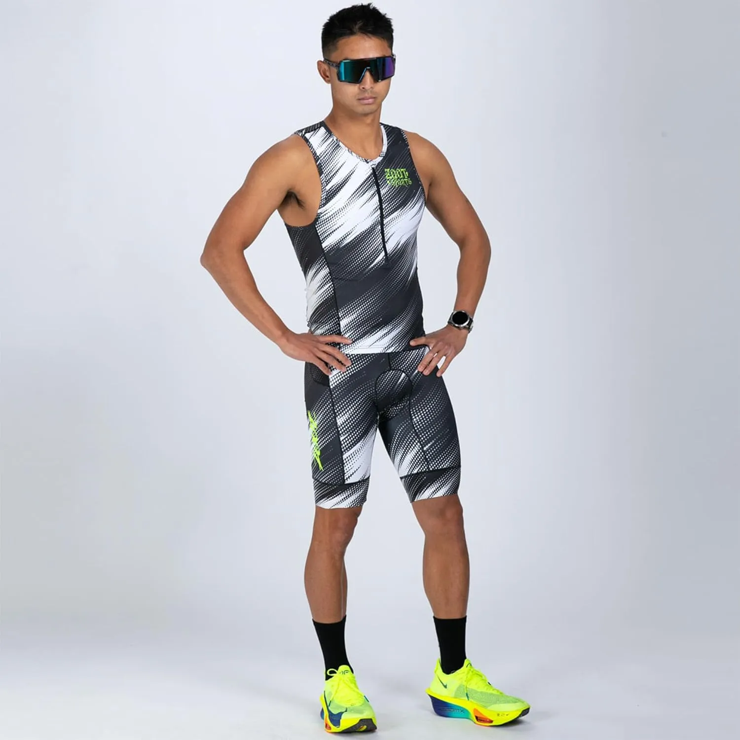 Zoot Mens LTD Triathlon Tank Top, Compression Tri Top for Endurance Race & Training, with Pockets & UPF 50  Primo Fabric